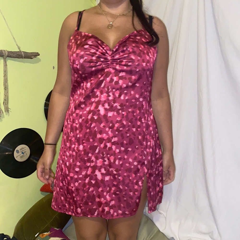 Pink Slip Dress